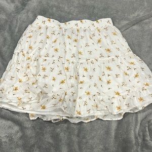 Forever 21 Ditsy Floral Skater Skirt